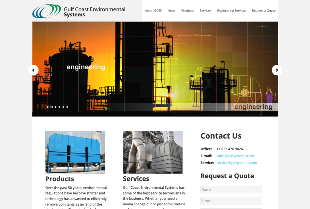 Gulf Coast Environmental Systems Old Website